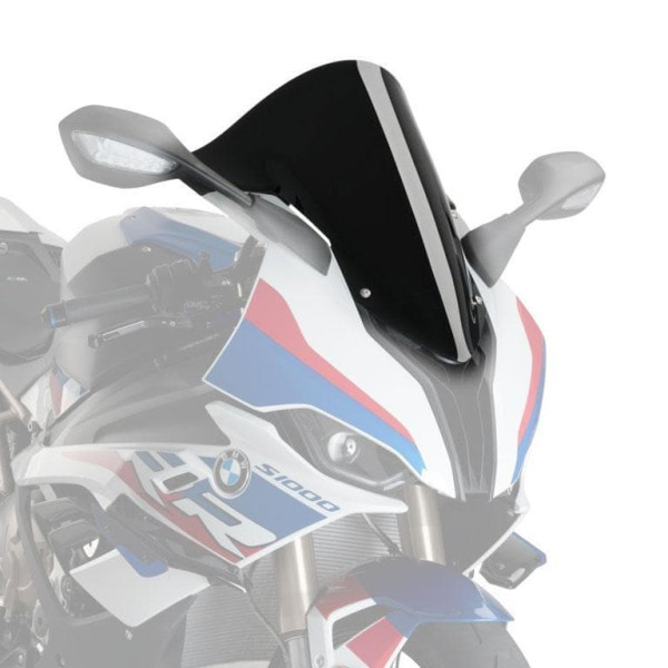 Puig Puig racing screen | black (opaque) | bmw s 1000 rr 2019>current